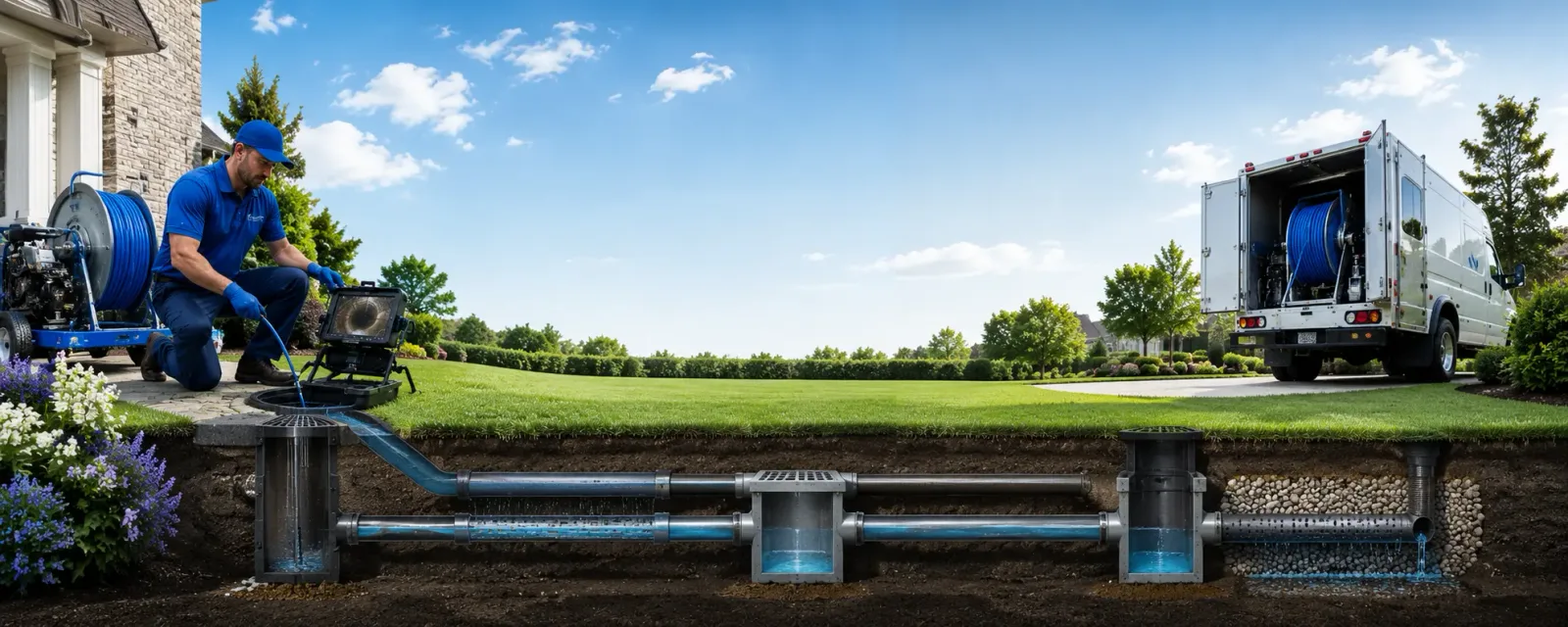 Outdoor drain cleaning information for Barnet, VT